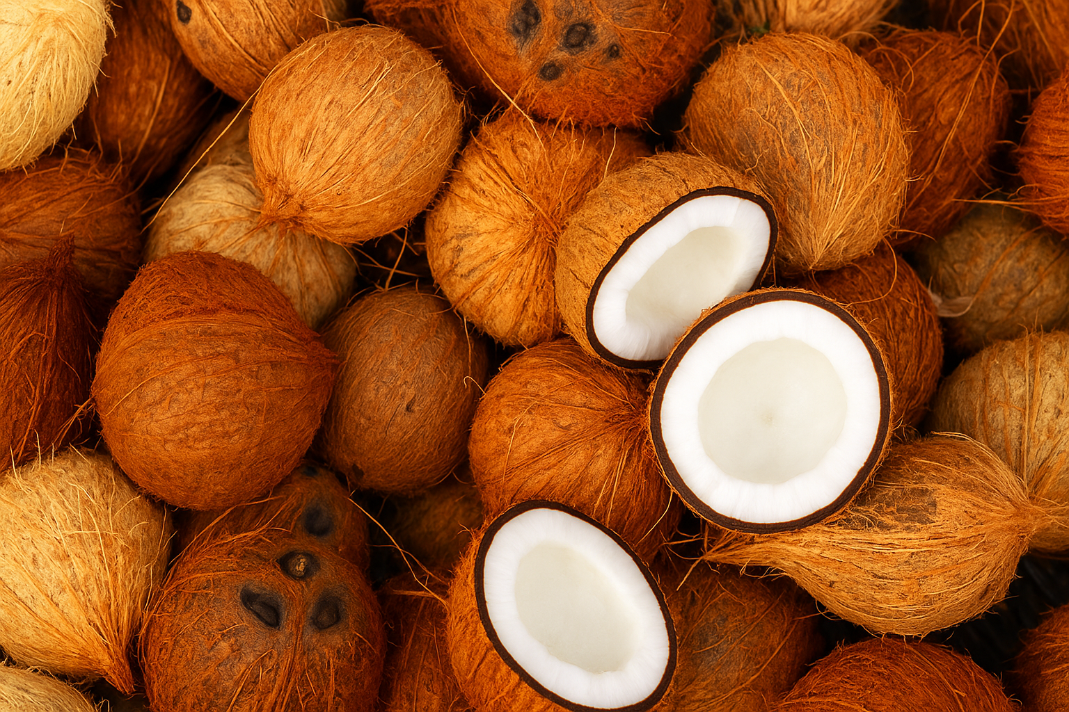 semi-husked-coconut